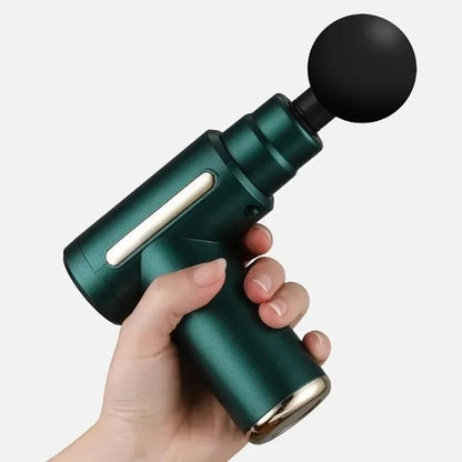 Pistola de masajes de relajacion con vibracion electrica