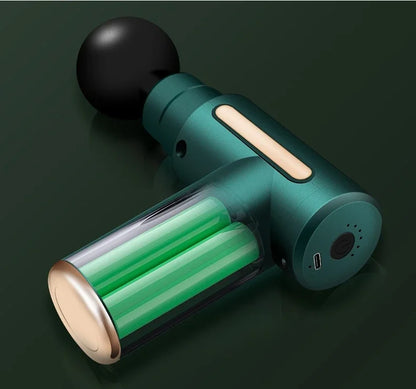 Pistola de masajes de relajacion con vibracion electrica